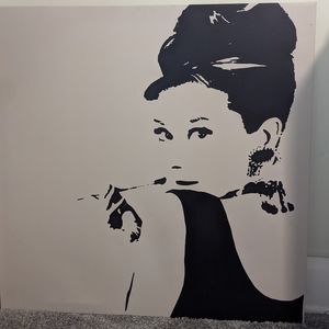 Audrey Hepburn canvas print